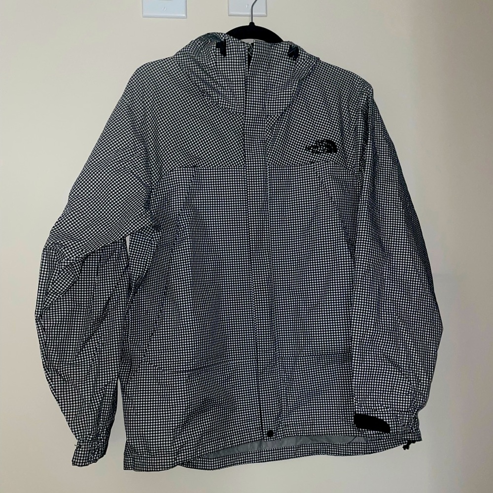 Vintage Gingham North Face Raincoat